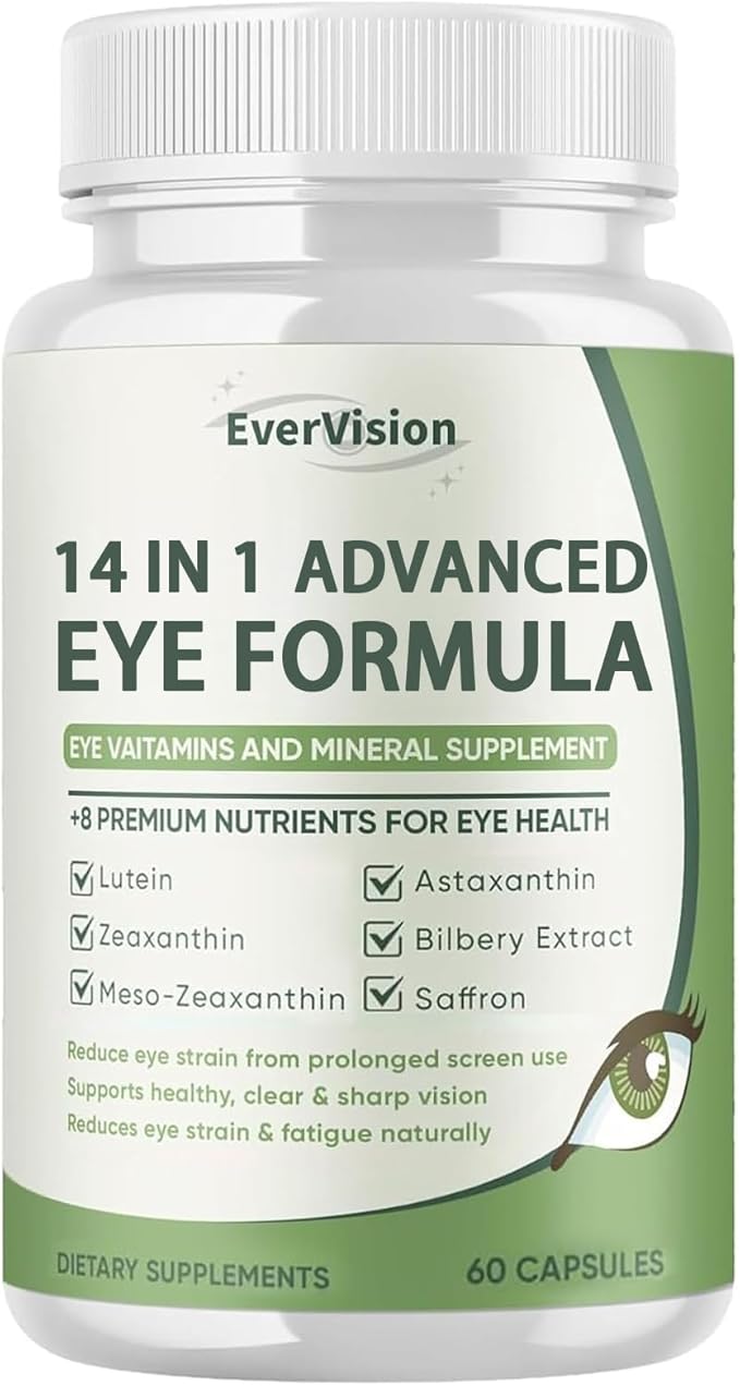 14 in 1 Advanced Eye Formula – Eye Vitamin and Mineral Supplement by Unknown