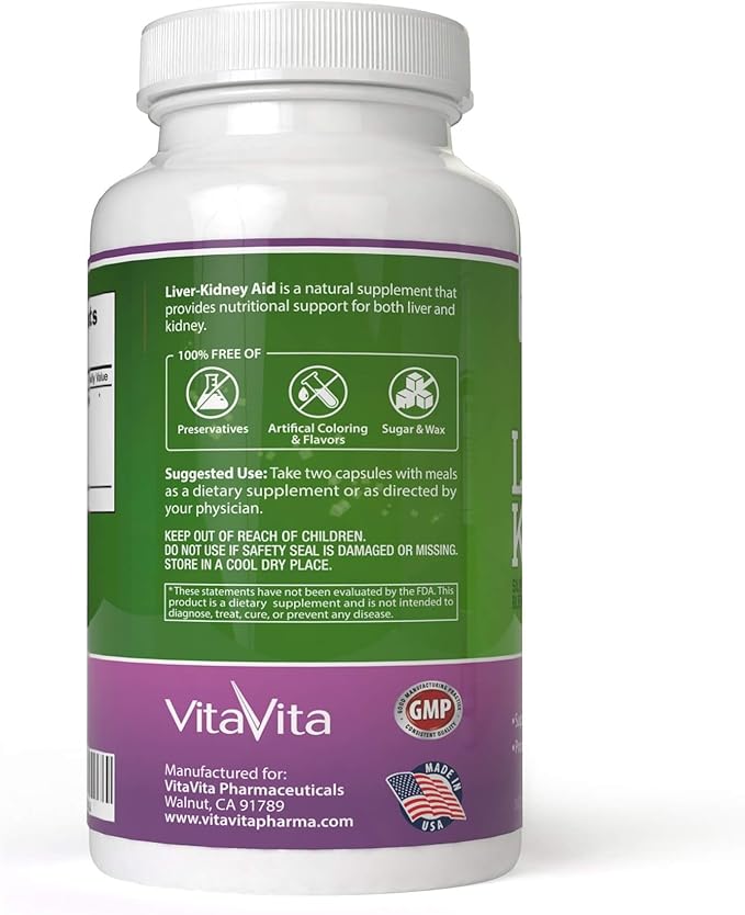 Liver Kidney Aid, Herbal Based Ingredients Supports Liver and Kidney Health - Image 4