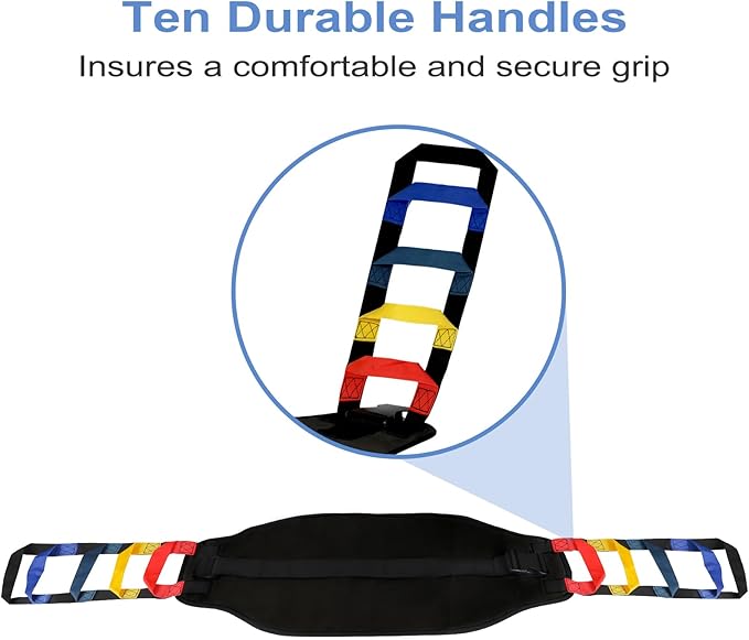 Transfer Sling, Transfer Belt for Elderly, Gait Belts for Seniors, Heavy Duty - Image 5