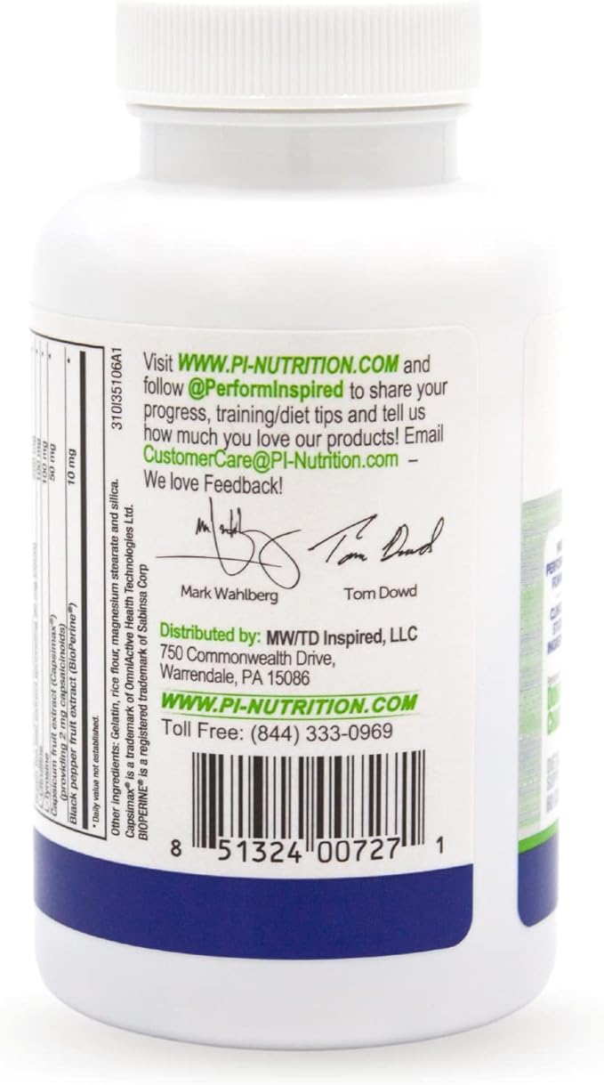 PERFORMANCE INSPIRED Nutrition Diet & Energy Capsules – Natural Green Coffee - Image 3