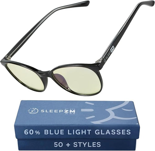 100% Blue Light Blocking Glasses by SleepZM