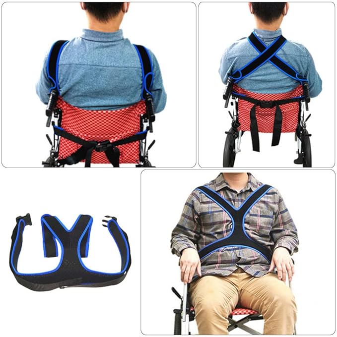 Healifty Seat Adjustable Breathable Chest Cross Positioning Anti-Slip Restraint - Image 7