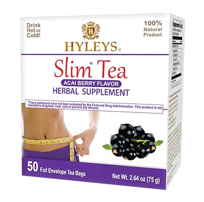 Hyleys Slim Tea Weight Loss Herbal Supplement by HYLEYSTEA