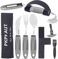 Weighted Parkinsons Utensils for Hand Tremors, Weighted Silverware for by PKPKAUT