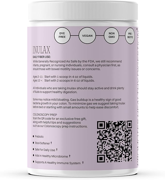 1 Tub Unflavored 128 Servings | Constipation Relief - Image 3
