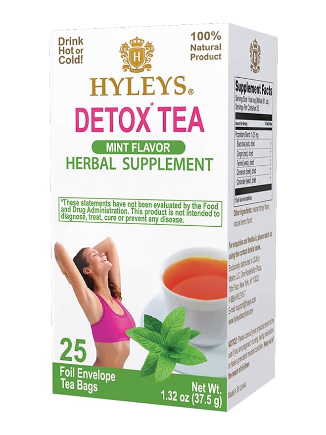 Hyleys Detox Tea for Cleanse by HYLEYSTEA
