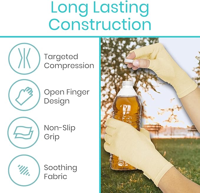 Vive Compression Arthritis Gloves - Image 6