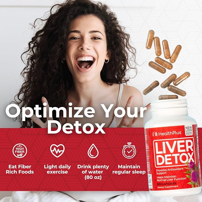 Health Plus, Liver Detox, Natural Herbal Liver Support & Detox Supplement - Image 5