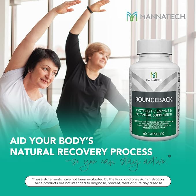 BounceBack by Mannatech with Proteolytic Enzyme Blend, Phytosterol Blend and - Image 5