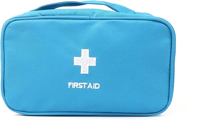 First Aid Bag First Aid Kit Empty Medical Storage Bag Red Trauma Bag - Image 2