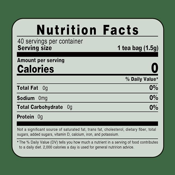 TEARELAE - Gotu Kola Tea Bags - 40 Count - 100% Pure Cut & Sifted Centella - Image 2