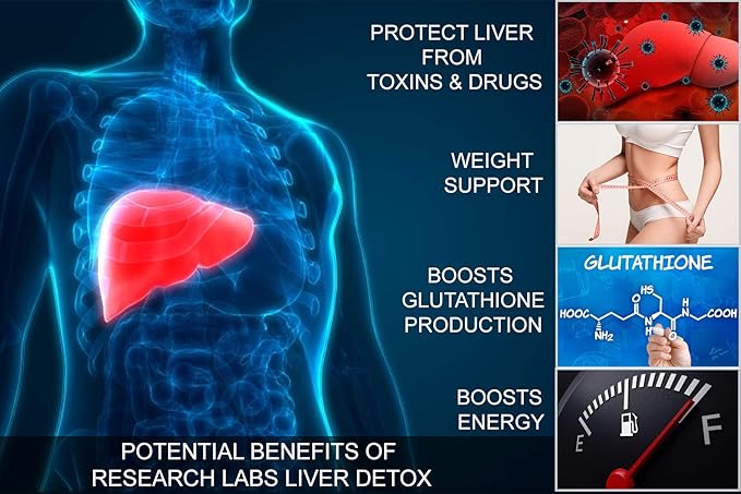 Research Labs Doctor Recommended Premium Liver Detox Cleanse & Support w/Milk - Image 2