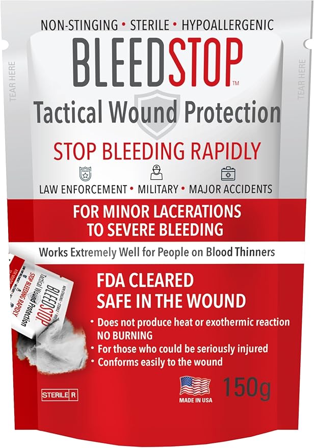 BleedStop First Aid Bleeding Control Powder – Rapid Blood Clotting by BleedStop