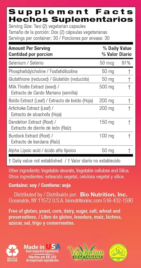 Bio Nutrition Liver Wellness Vegi-Caps - Image 7