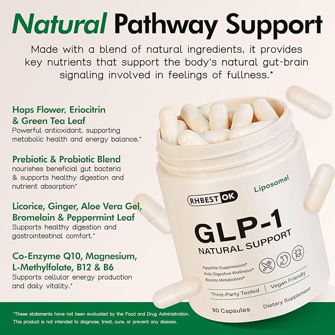 GLP-1 Supplement for Women and Men, Hunger & Metabolism Support - Image 4