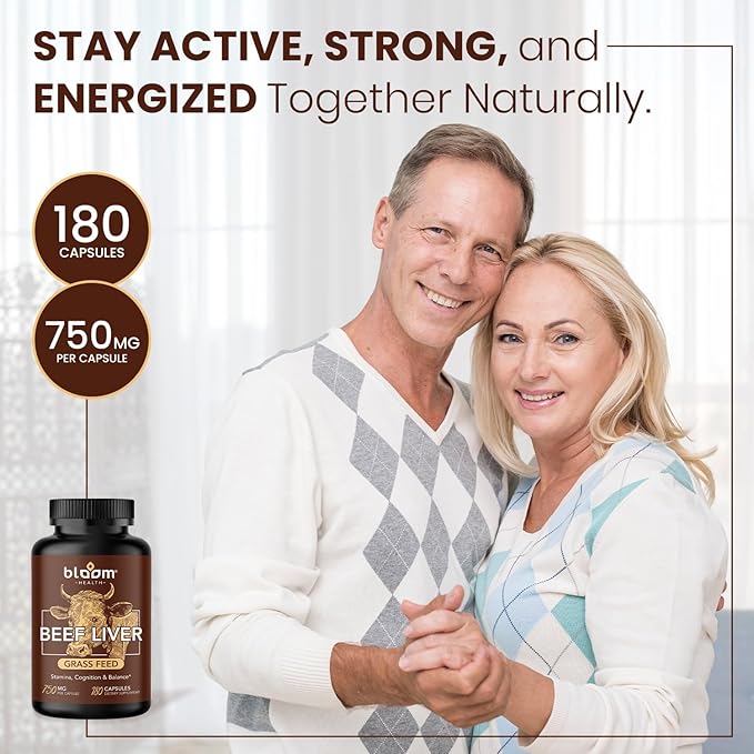 Grass Fed Beef Liver Supplement, 3000mg Bovine Liver Per Serving, Rich in - Image 3