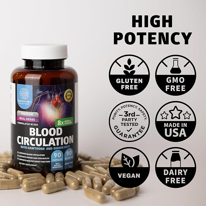 Number One Nutrition Premium Blood Circulation Supplement - Image 7