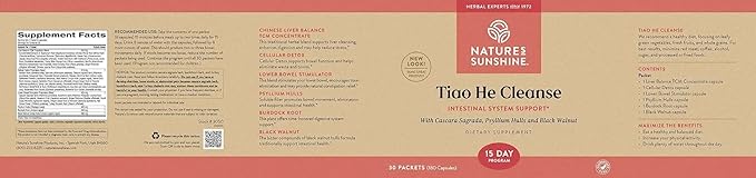 Nature's Sunshine Tiao He Herbal Cleanse | Cleanse and Detox the Colon and Liver - Image 5