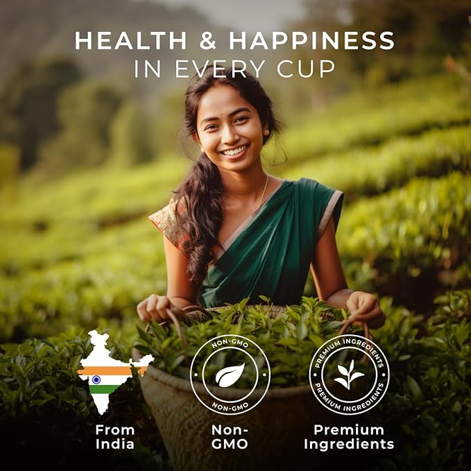 Gya Tea Co Turmeric Ginger Herbal Tea Pod- Decaf Wellness Tea - Image 5