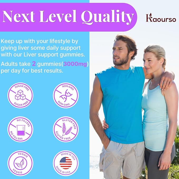 3000mg Liver Detox Repair & Cleanse Gummies | Milk Thistle 2000mg - Image 4