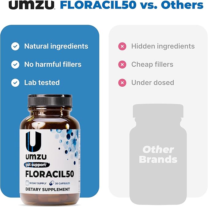 UMZU Floracil50 Probiotic Supplement 30 Day Supply – 50 Billion CFU - Image 7