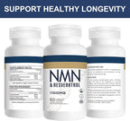1100mg NMN & Trans-Resveratrol, 3-in-1 Supplement, 60 Veggie Capsules – - Image 7