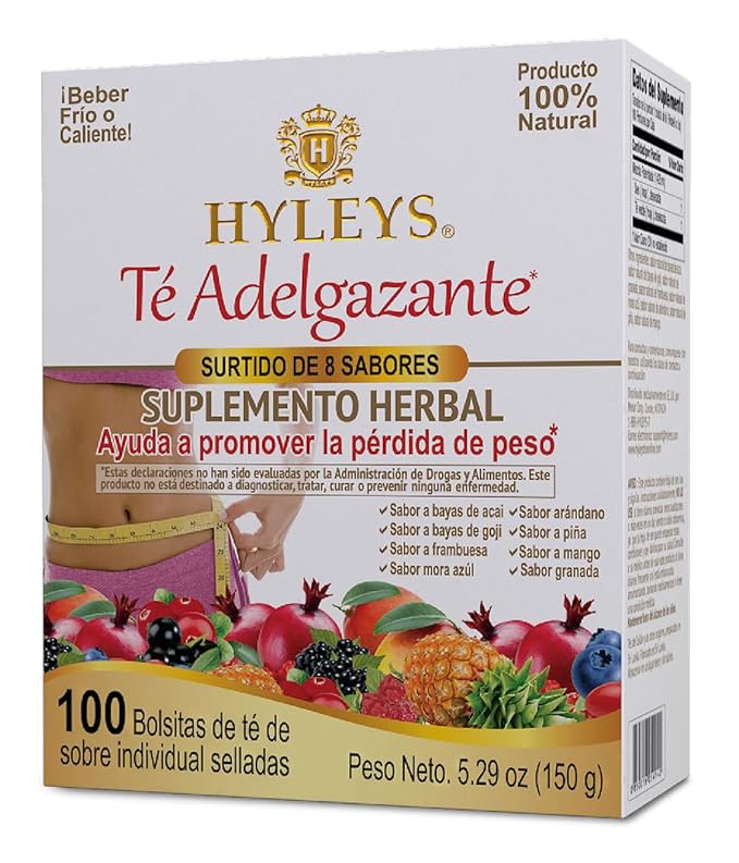 HYLEYS Slim Tea 9 Flavor Assortment 100 Ct - Image 4