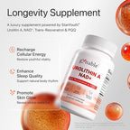 Gynable Patented Urolithin A NAD+ Complex, Nicotinamide | Trans-Resveratrol & - Image 2