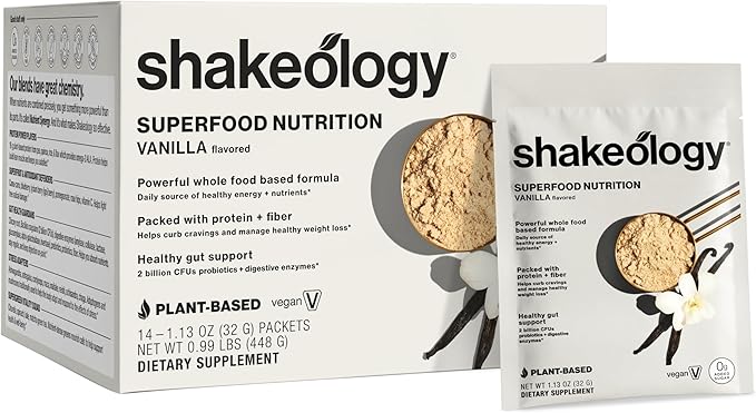 BODi Shakeology 0g Added Sugar Plant-Based Vegan Protein Powder – Gluten-Free by BODi