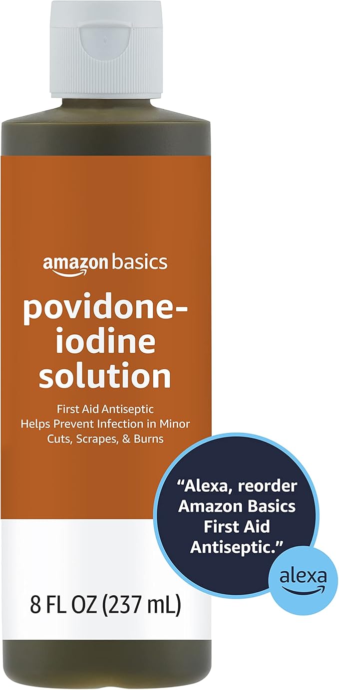 Amazon Basics First Aid Antiseptic, 10% Povidone Iodine Solution - Image 3
