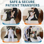 Universal Full Body Patient Lift Sling, Mesh Fabric Patient Sling Transfer and - Image 8