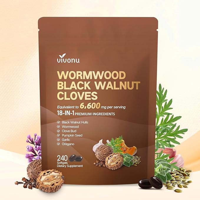 18-in-1 Black Walnut Wormwood Cleanse by SupplementsGummiesandTea