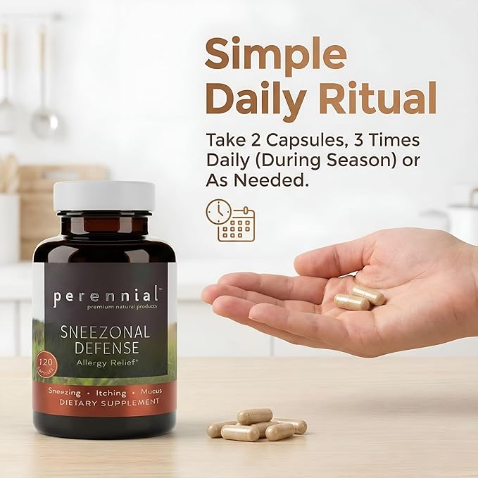 Sneezonal Defense Allergy Relief Formula – Natural Herbal Supplement - Image 4