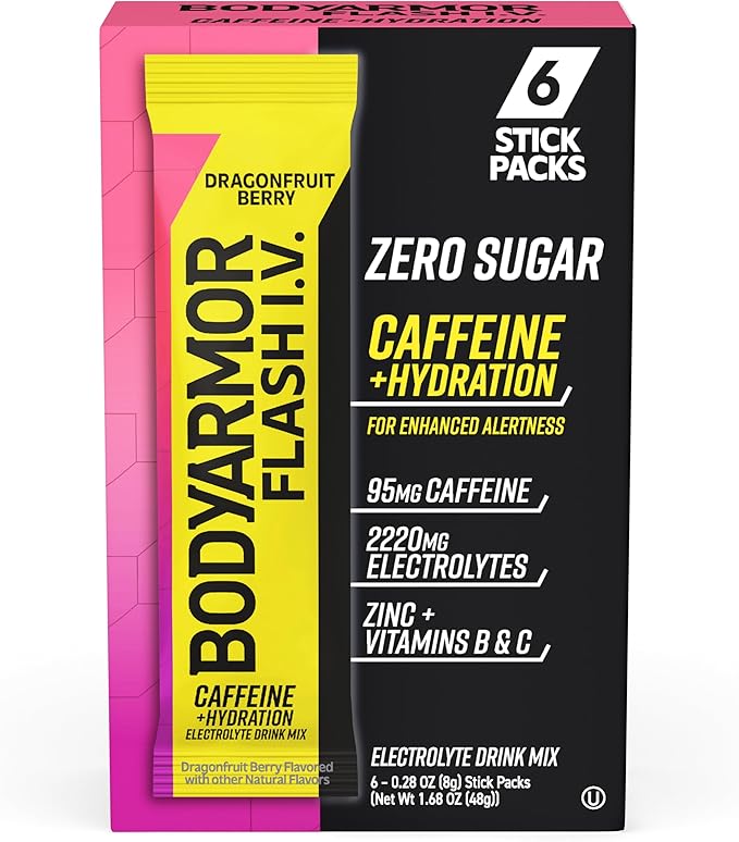 BODYARMOR Caffeinated Flash I.V. Electrolyte Packets by BODYARMOR