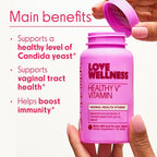 Love Wellness Healthy V Vitamin | Women's Vaginal Health Supplement | pH Balance - Image 3
