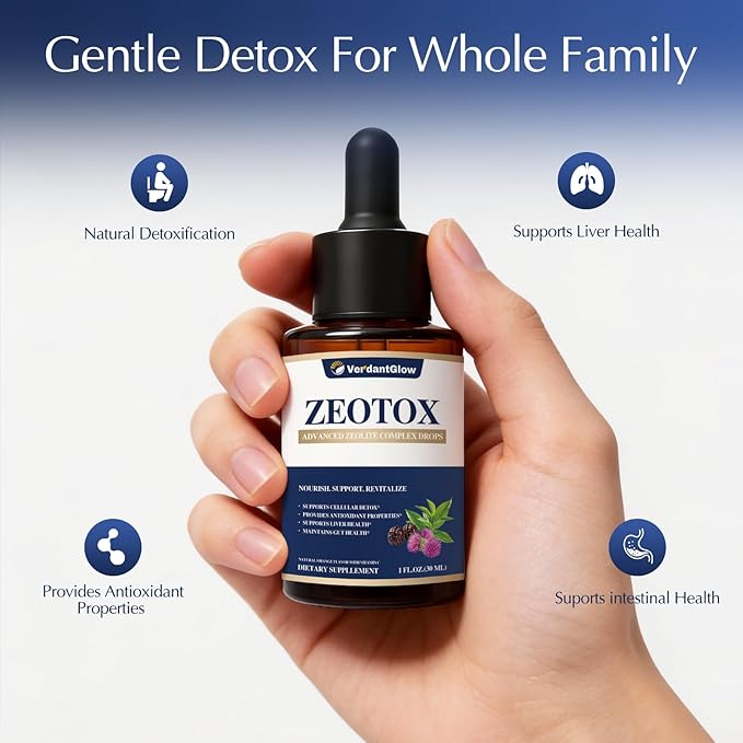 Zeolite Detox Drops for Adults & Kids, Zeolite Clinoptilolite Liquid - Image 2