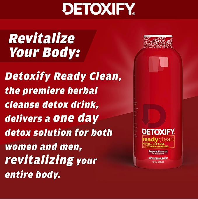 Detoxify – Ready Clean Herbal Cleanse – Tropical – 16 oz – Professionally - Image 3