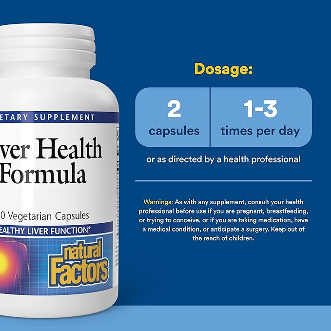 Natural Factors, Liver Health Formula, Nourishing Support - Image 3