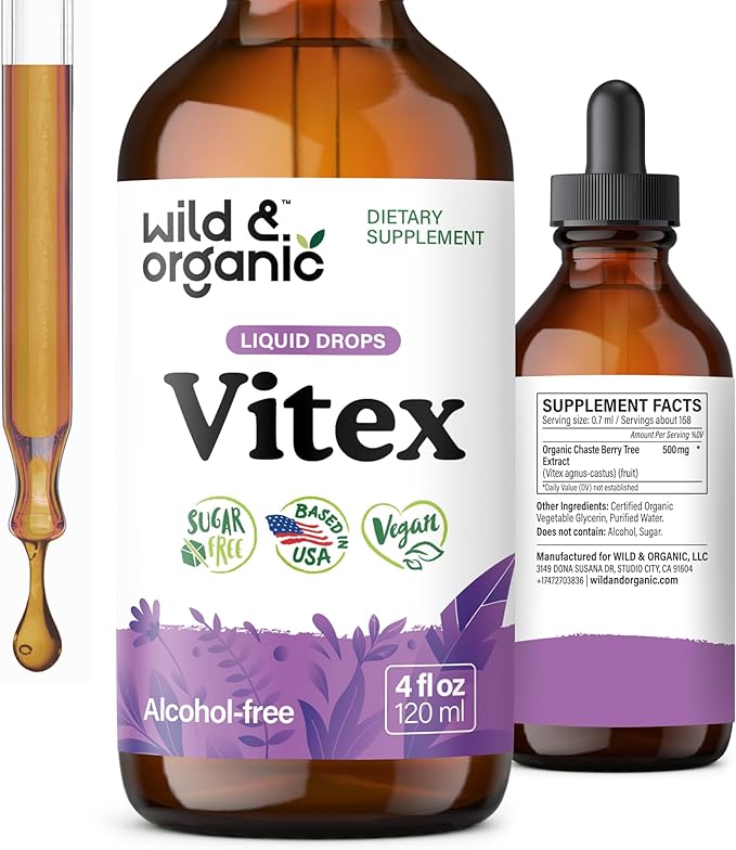 Wild & Organic Vitex Tincture by WildOrganic