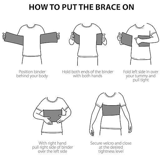 ORTONYX 6.25" Broken Rib Support Brace Unisex - Image 8