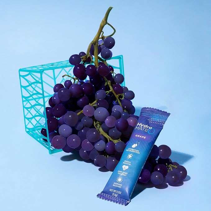 HydroMATE Electrolytes Powder Drink Mix Packets Hydration Accelerator Low Sugar - Image 5