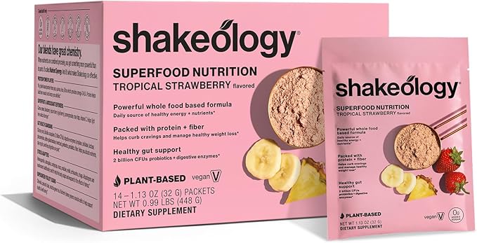 BODi Shakeology 0g Added Sugar Plant Based Protein Powder Blend, Gluten-Free by BODi