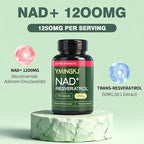 NAD+ Supplement with Resveratrol 1200mg – Nicotinamide Adenine Dinucleotide & - Image 2