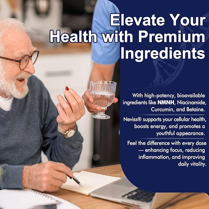 2Pack NAD+ Supplement, Next-Gen NMNH Liposomal 500mg, NR NMN Supplement - Image 6