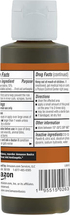 Amazon Basics First Aid Antiseptic, 10% Povidone Iodine Solution, Unflavored - Image 2