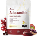 10 in 1 Astaxanthin Supplements 24mg, 4 Month Supply, Astaxantina Antioxidant by SupplementsGummiesandTea