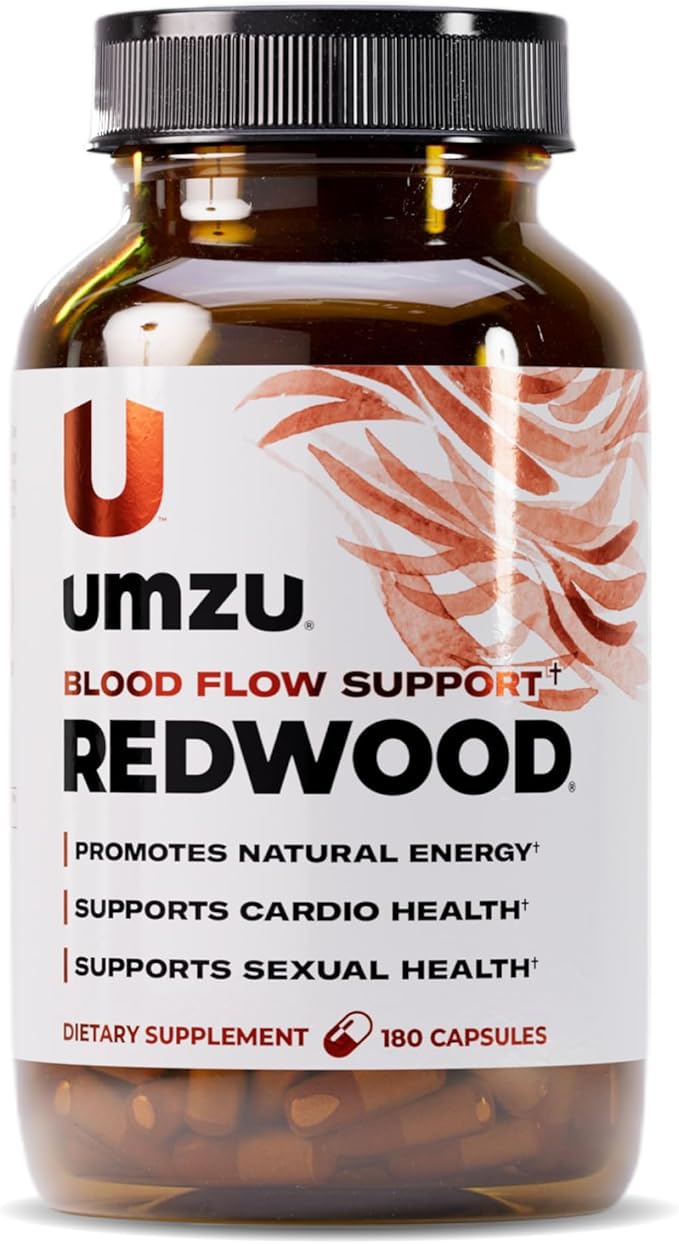 UMZU Redwood Nitric Oxide Booster, – Vitamin C, Garlic & Horse Chestnut – by UMZU