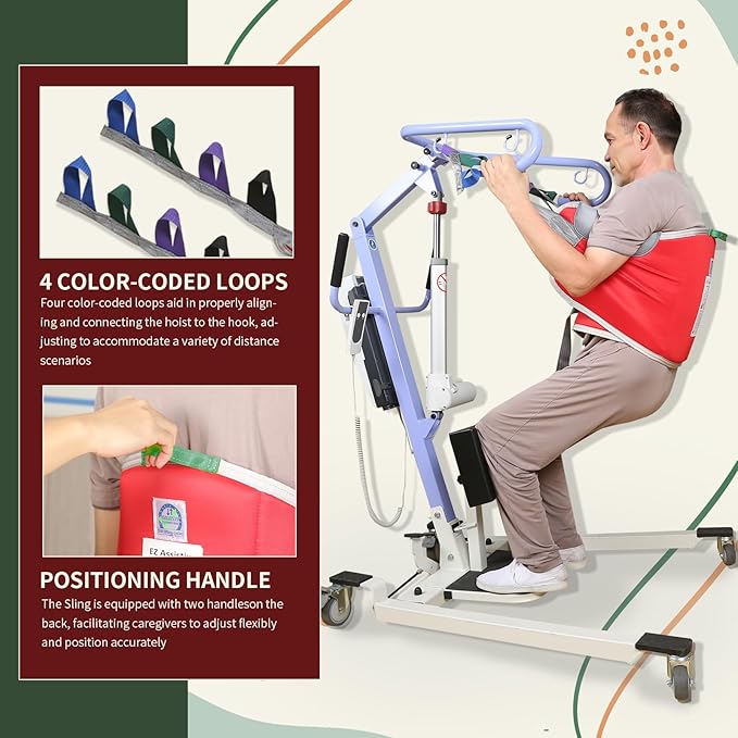Sit to Stand Lift Patient Aid Padded Sling and Stand Assist - Image 3