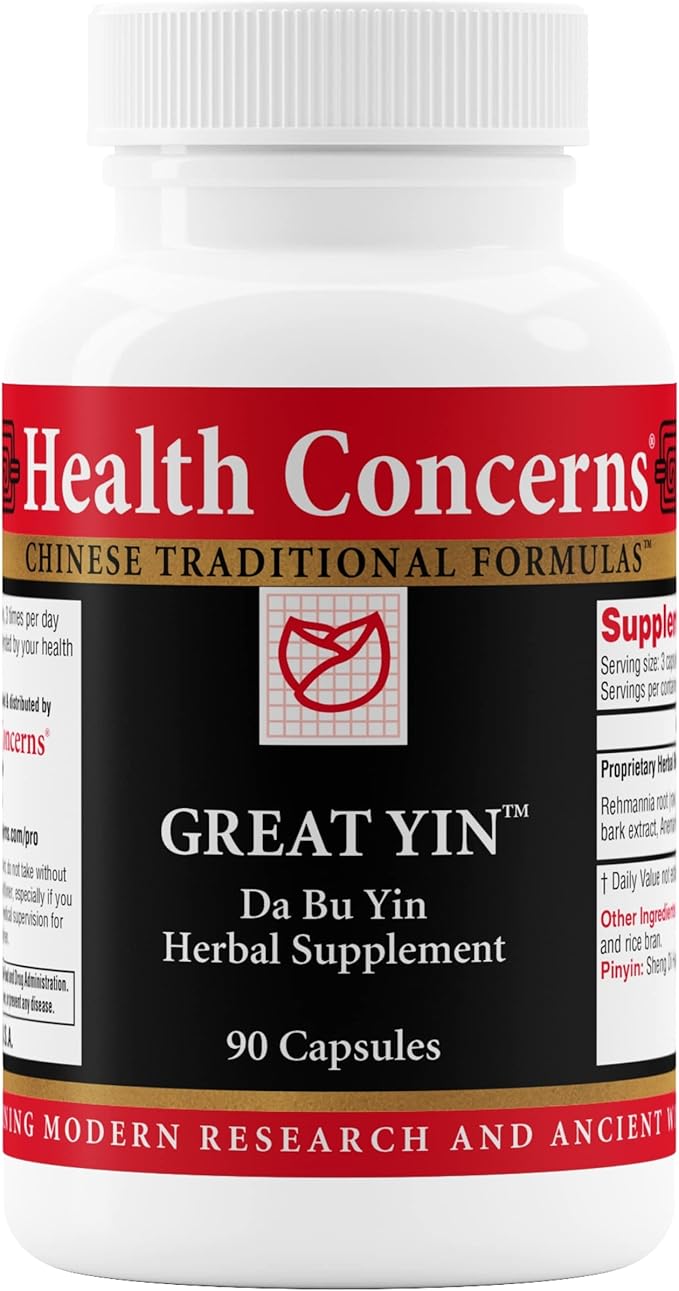Health Concerns Great Yin – Menopause Relief Supplement – Hot Flash Support – by HealthConcerns