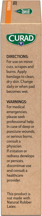 CURAD Naturals Baking Soda Adhesive Pads 4" x 4", Individually Wrapped Sterile - Image 7